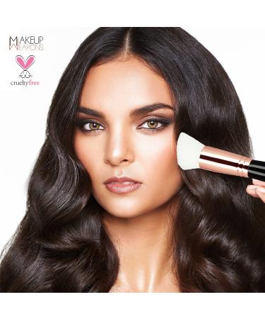 Professional Mini Angled Brush for Under-Eye & Nose Contour - Perfect for Concealing Blending Setting & Buffing | 1.3" Angled Contour Brush - International Shipping Available - Buy Online on GoSupps.com