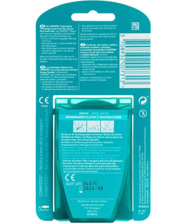 Buy Compeed Chicken Paving Medium - Hydrocolloid Pads for Foot Care | 10 Pieces | Instant Relief for Chicken Eyes - Buy Online on GoSupps.com