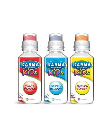 Karma Wellness Water Berry Blast Kids Hydration | Essential Vitamins, Low Calorie, Allergen Free | 144 Fl Oz - Buy Online on GoSupps.com