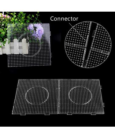 9pcs Large Square Fuse Beads Pegboards Set for Kids Craft - Includes Ironing Paper and Tweezers - 5mm Plastic Beads Boards - Buy Online on GoSupps.com