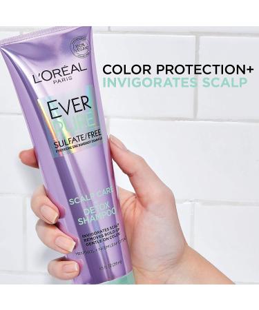 L'Oreal Paris EverPure Scalp Care + Detox Anti-Dandruff Shampoo - 8.5 oz - Buy Online on GoSupps.com