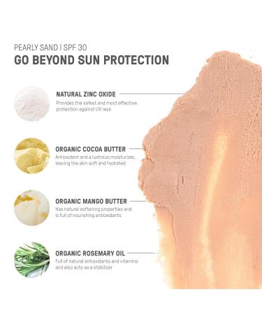 Raw Element Ultra-Moisturizing Tinted Face Cream Non Toxic Mineral Face Sunscreen Daily Tinted Moisturizer Non-Nano Zinc Oxide Reef Friendly All Ages SPF 30 1.8 oz Pearly Sand Pack of 1 1.8 Ounce (Pack of 1) Pearly  - Buy Online on GoSupps.com