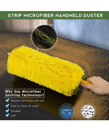 17ft High Reach Duster Kit w/ Extension Pole - Newliton 3-in-1 Chenille Microfiber Cobweb Duster Set for Indoor & Outdoor Cleaning - Buy Online on GoSupps.com