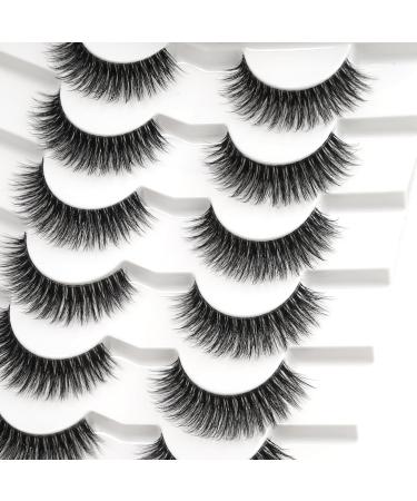 3D Clear Band Cat Eye False Eyelashes | Natural Look Wispy Fake Eyelashes | Reusable Soft Eyelash Set | Happy Heartbeat No.207 (7 Pairs) - Buy Online on GoSupps.com