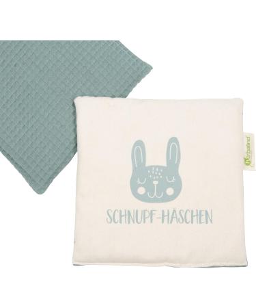 Harbalind Organic Warming Cushion for Babies & Children - Sniff Bunnies Herbal Pillow | 100% Cotton | 19x19 cm Birth Gift with Mint Scent - Buy Online on GoSupps.com