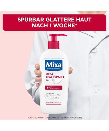 Mixa Urea Cica Body Lotion 250ml - Soothing & Protective Milk for Very Dry Skin Urea & Panthenol Formula Regenerates & Alleviates Irritation - Buy Online on GoSupps.com