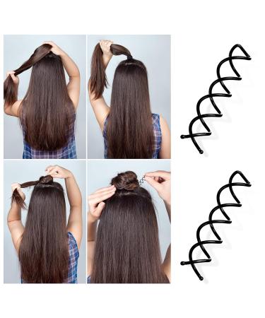 Shop Tukeva 30-Piece Styling Clip Set - Black Twist Hair Pins & Clips for DIY Hairstyles | International Shipping Available - Buy Online on GoSupps.com