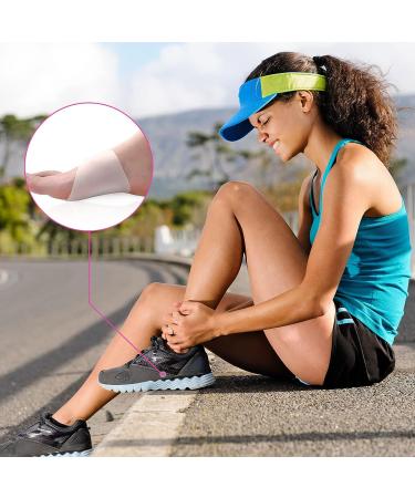 PAGOW 4 Pcs Reusable Gel Arch Support Sleeves - Foot Pain Relief for Plantar Fasciitis and Heel Spurs - Soft Silicone Inserts for Men and Women - White - Buy Online on GoSupps.com