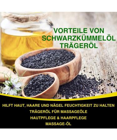 P-Beauty Organic Black Cumin Oil Drops 60ml - Cold-Pressed Natural Care for Hair & Skin Boosts Immunity Promotes Hair Growth Anti-Aging & Acne Relief - Buy Online on GoSupps.com