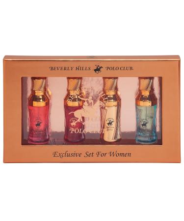 Beverly Hills Polo Club BHPC Perfume Gift Set for Women | 4 Piece Eau de Parfum Sexy Sexy Blue Hot Embrace Fragrances Embrace Hot Sexy Blue 0.5 Fl Oz (Pack of 4) - Buy Online on GoSupps.com