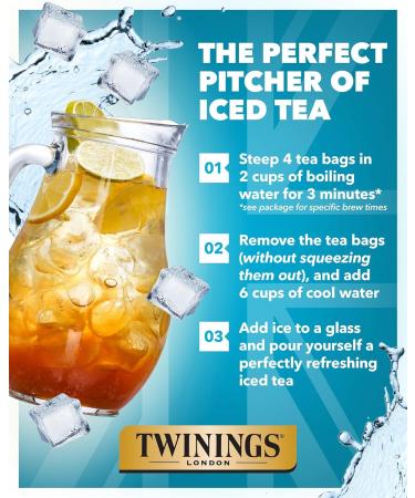 Twinings Earl Grey Individually Wrapped Tea Bags | Caffeinated Black Tea Enhanced with Bergamot Citrus | 100 Count (Pack of 4) | Enjoy Hot or Iced Earl Grey 100 Count (Pack of 4) - Buy Online on GoSupps.com