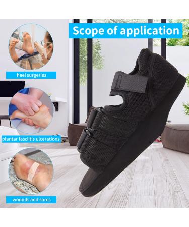 GHORTHOUD Post-Op Wedge Healing Shoe - Lightweight Orthopedic Foot Brace for Ulcerations & Wounds | International Shipping Available (Large - Buy Online on GoSupps.com