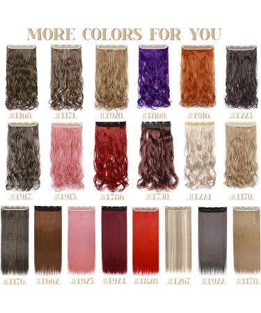 S-noilite Clip in Hair Extensions 24 Inch - Golden Mix Bleach Blonde Curly Wavy Hairpiece - Buy Online on GoSupps.com