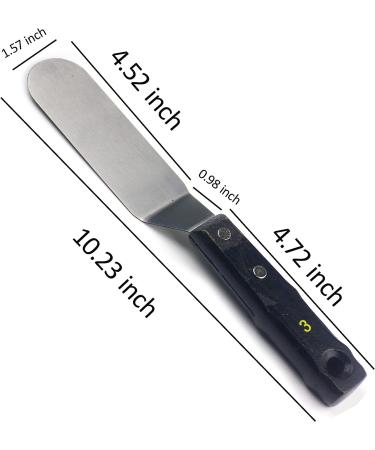5pcs Large Painting Knife Set by AebDerp - Stainless Steel Palette Knives for Artists - Buy Online on GoSupps.com