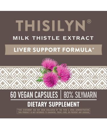 Nature's Way Thisilyn Milk Thistle Extract - Standardized Herbal Supplement for Liver Health - Buy Online on GoSupps.com