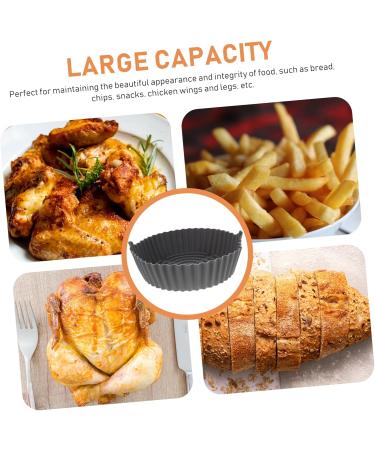Alipis Fryer Silicone Bakeware Baking Pans Reusable Air Fryer Pan Professional Air Fryer Grill Mat Bread - Buy Online on GoSupps.com