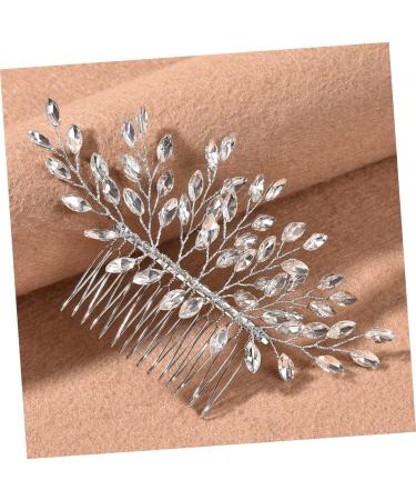 Ipetboom Pearl Tiara Hair Comb Hair Barrettes for Women Womens Barrettes for Hair Hanfu Hair Accessories Flower Hair Tiara Rhinestone Hair Side Comb Bride European and American Rhinestones - Buy Online on GoSupps.com