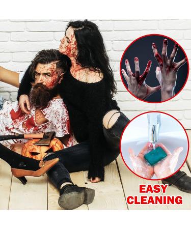 Fake Blood Makeup Spray - Halloween SFX for Zombie, Vampire & Monster Cosplay 2.1oz - Buy Online on GoSupps.com
