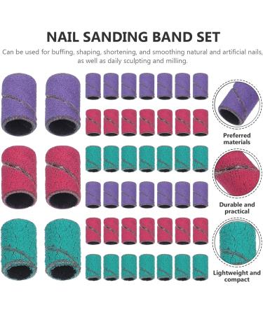 FRCOLOR 3 Boxes Nail Polishing Circle Manicure Polisher Nail Drill Tips Nail Beauty Accessories Nail Salon Supplies Nail Drill Sanding Bands Toe Nail Polisher Sleeve Pedicure Sandpaper - Buy Online on GoSupps.com