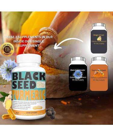 Pure Halal Turmeric Curcumin with Black Seed Powder 150mg - 60 Capsules - Buy Online on GoSupps.com