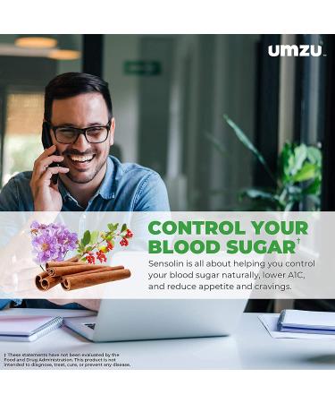 UMZU Sensolin: Natural Blood Sugar Stabilizer for Weight Loss | Metabolism Support & Glucose Regulation - Buy Online on GoSupps.com
