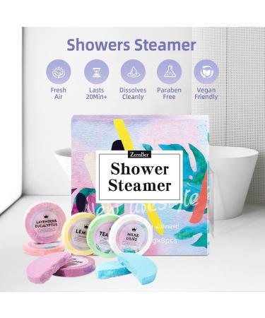 ZERNBER Shower Steamers - 8 Pack Aromatherapy Shower Bombs for Women - Perfect Valentine's Day and Mother's Day Gifts - Relax and Unwind with Soothing Scents - Buy Online on GoSupps.com