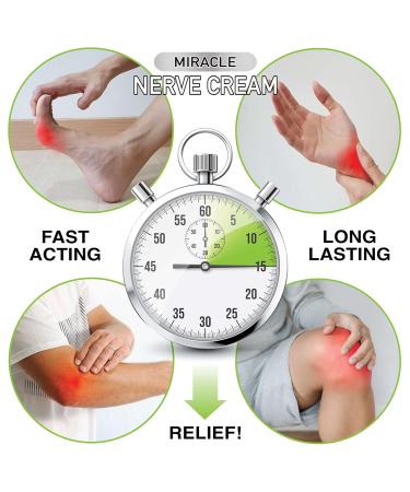 Neuro Health Miracle Nerve Cream 2oz Jar 2 Pack - Turmeric, Arnica, Vitamin B6 & E MSM Formula for Feet, Hands, Legs, Toes - Scientifically Developed for Maximum Effectiveness - Buy Online on GoSupps.com