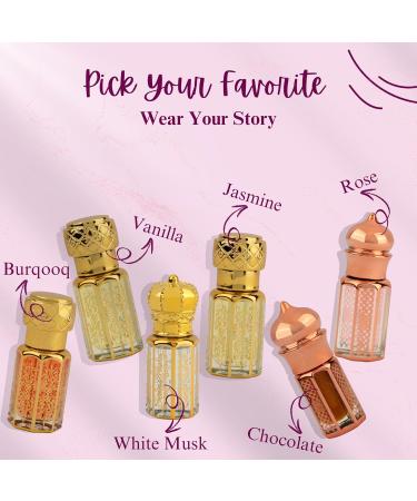 Burqooq Perfume Oil Luxury Alcohol-Free Arabian Perfume for Women & Men | Long Lasting Sweet Fruity Fragrance Oil | Travel Perfume 6mL / 0.2 Fl Oz. - Buy Online on GoSupps.com