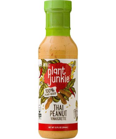 Plant Junkie Thai Peanut Vinaigrette Dressing (12 Fl Oz)
