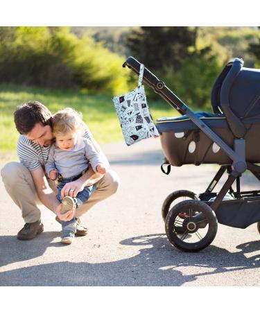 Damero Reusable Wet Bag Diaper Bag | Eco-Friendly Storage for Baby Diapers Dirty Clothes & Accessories | Perfect for On-the-Go (Small Cat Design) - Buy Online on GoSupps.com