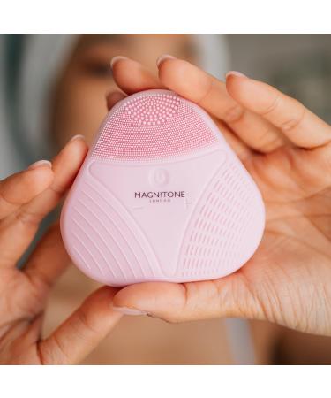 Magnitone Xoxo Micro-Sonic Silicone Facial Cleansing Brush in Pink | Gentle Softtouch Cleanser - Buy Online on GoSupps.com