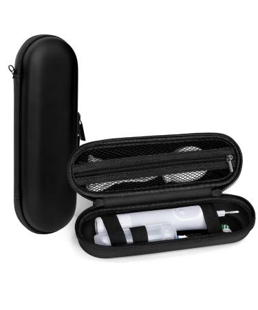 Jamber electric toothbrush travel case compatible with electric toothbrushes portable hard -shelled toothbrush travel case with 30ml filling bottle