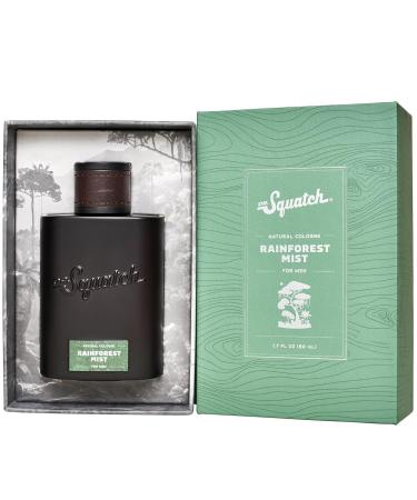 Dr. Squatch Men's Cologne Rainforest Mist - Natural Cologne Made With Sustainably-Sourced Ingredients - Manly Fragrance of Eucalyptus Bergamot and Cedarwood - Inspired by Rainforest Rapids Bar Soap - Buy Online on GoSupps.com
