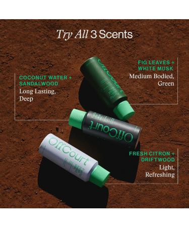 OffCourt - Natural Deodorant Body Spray for Men and Women - Aluminum Free - Whole Body Deodorant for Women and Men - Medium-Bodied Fig Leaves and White Musk Scent 3.4 Ounce (Pack of 2) Fig Leaves + White Musk 3.4 Ounce (Pack of 2) - Buy Online on GoSupps.com