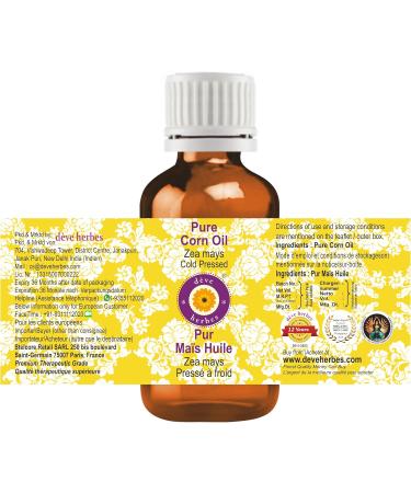 Deve Herbes Pure Corn Oil 30ml (1oz) - Premium Cooking Oil for Healthy Recipes - International Shipping Available - Buy Online on GoSupps.com