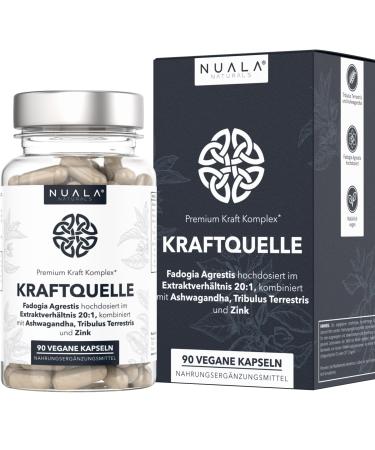 NEW!Power source - Fadogia Agrestis high -dose - corresponds to 20 000 mg per daily dose (1000 mg x 20: 1 extract ratio) - with tribulus terrestris Ashwagandha and zinc - Buy Online on GoSupps.com