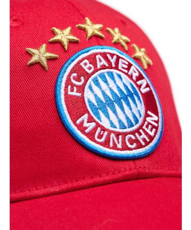 FC Bayern Munich Kids Baseball Cap - Red Logo Cap | International Shipping Available - Buy Online on GoSupps.com