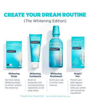 Buy Lumineux Favorites Kit | Peroxide Free Teeth Whitening | 7 Treatments + Pen & Mouthwash - Non-Toxic Dentist Formulated - Buy Online on GoSupps.com