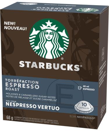 Starbucks By Nespresso Espresso Roast Coffee Pods Dark Roast Nespresso Vertuo Line Compatible Capsules 10 Coffee Pods - Buy Online on GoSupps.com