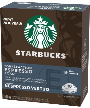 Starbucks By Nespresso Espresso Roast Coffee Pods & Smooth Caramel For NESPRESSO VERTUO Flavoured Blonde Roast Notes of Buttery Caramel and Vanilla NESPRESSO Coffee Capsules 8 ct Coffee + Blonde Roast - Buy Online on GoSupps.com