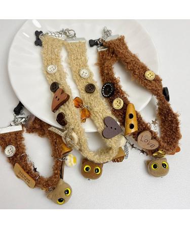Oralgos Fashionable Brown Cat Bracelet | Chic Jewelry for Women | Stylish Bangle & Petite Collarbone Chain - Buy Online on GoSupps.com