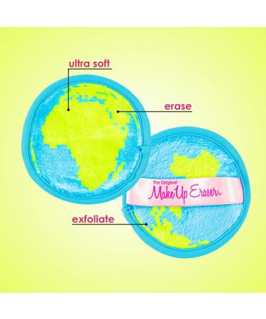 Buy Makeup Eraser Original 7-Day Set | Removes All Makeup with Water - Eco-Friendly Globe Green Blue - Perfect for Earth Day - Buy Online on GoSupps.com