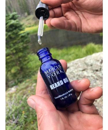 All-Natural Men's Beard Oil - 1 OZ | Beard Conditioning & Refining for a Perfect Beard - Buy Online on GoSupps.com