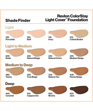 Revlon ColorStay Light Cover Liquid Foundation SPF 35 - 430 Honey Beige - Buy Online on GoSupps.com
