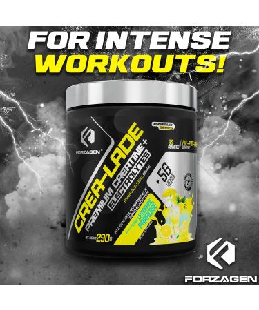 Forzagen CREA-Lade 35 Servings | Premium Creatine Monohydrate with Electrolytes - Lemonade Paradise Flavor | International Shipping  - Buy Online on GoSupps.com