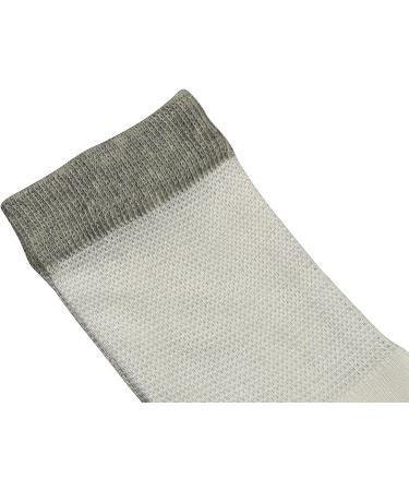Yomandamor Women's Bamboo Diabetic Crew Socks 9-11 White - 6 Pairs | Seamless Toe - Buy Online on GoSupps.com