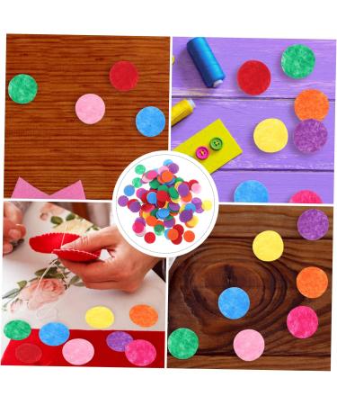 Anneome 2 Handmade Hair Band Negatives Girls Hair Accessories Mixed Color Felt Round Diy Craft Wafer Amulet Colorful 2.5X2.5cm - Buy Online on GoSupps.com