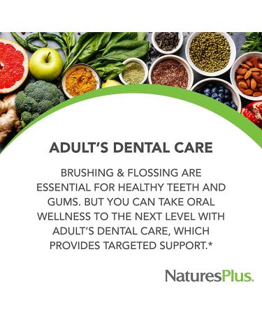 Nature's Plus Adult Dental Care Probiotic Lozenges â€“ Natural Peppermint Flavor, 60 Count - Buy Online on GoSupps.com