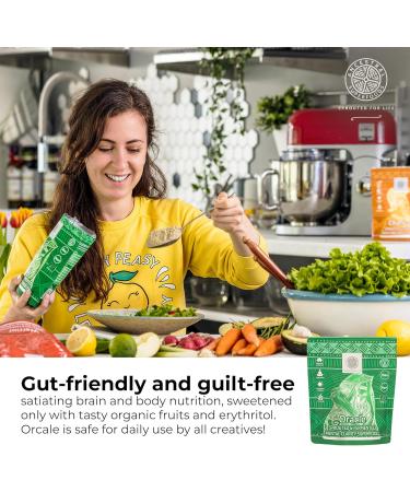 Ancestral Superfoods Oracle Vegan Whole Foods Powder for Mental Clarity and Energy Boost Sprouted Fermented Gluten Free Superfood Alkaline Probiotic - 20 portions - Buy Online on GoSupps.com
