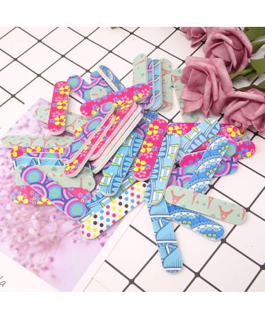 Honbay 50PCS Mini Double Sided Nail Files Emory Boards (150/150 Grit) for Home & Salon Use - Buy Online on GoSupps.com